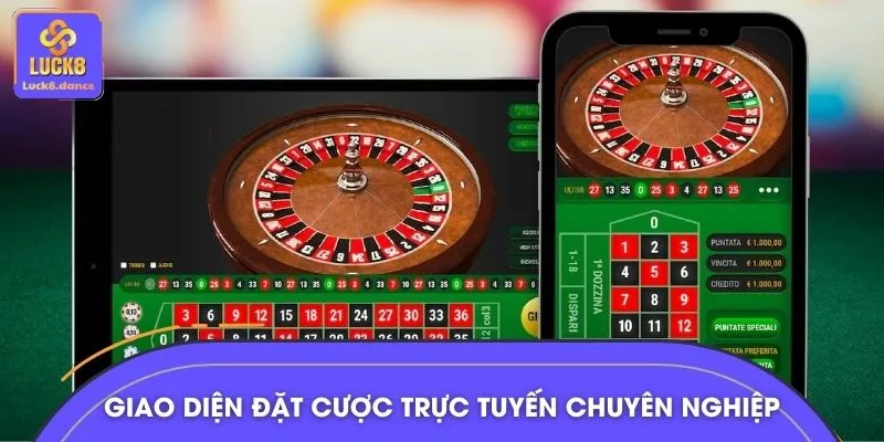 Giao diện đặt cược trực tuyến chuyên nghiệp